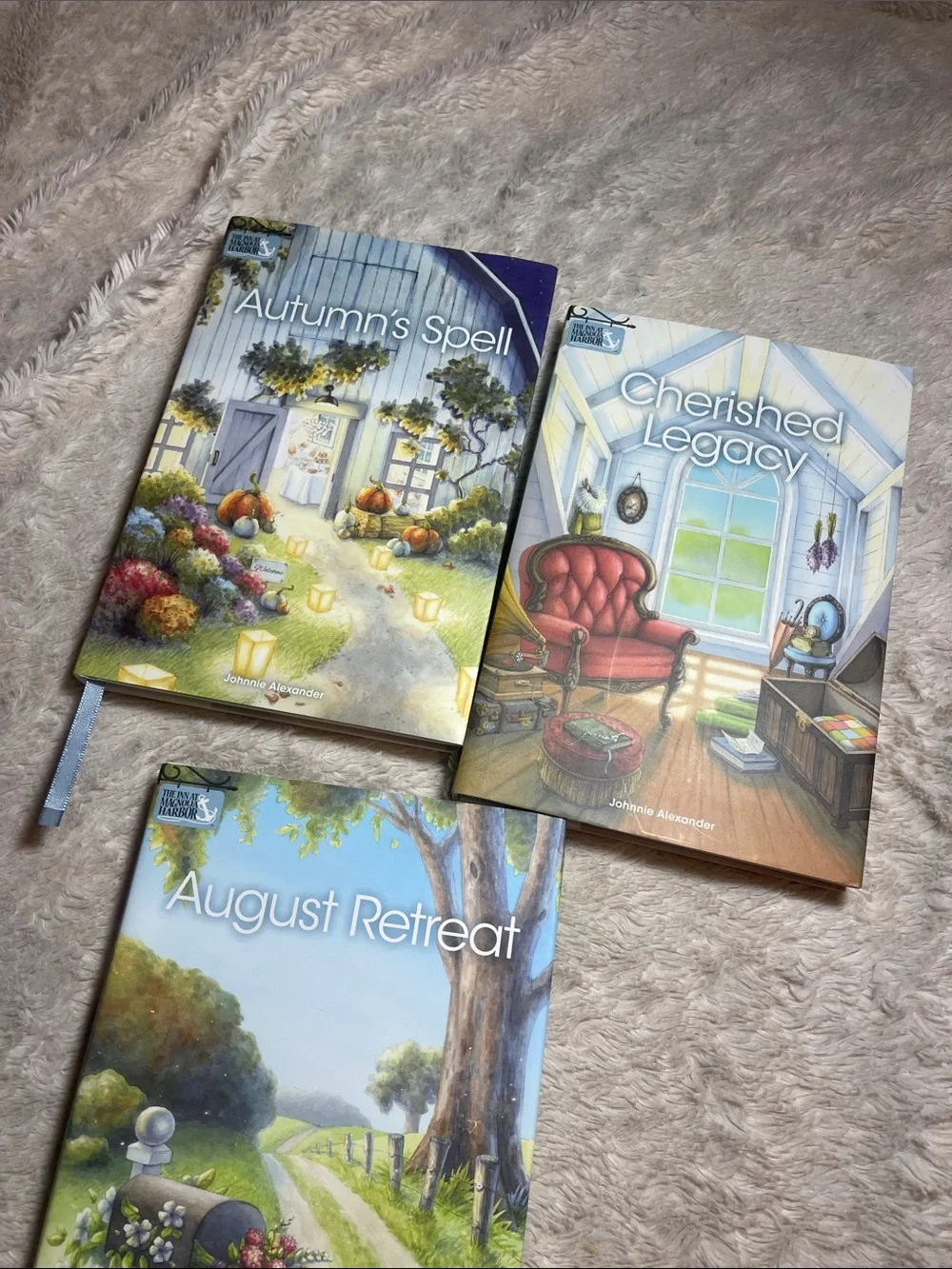 August Retreat, autumn spell, cherish, legacy, hardcover books